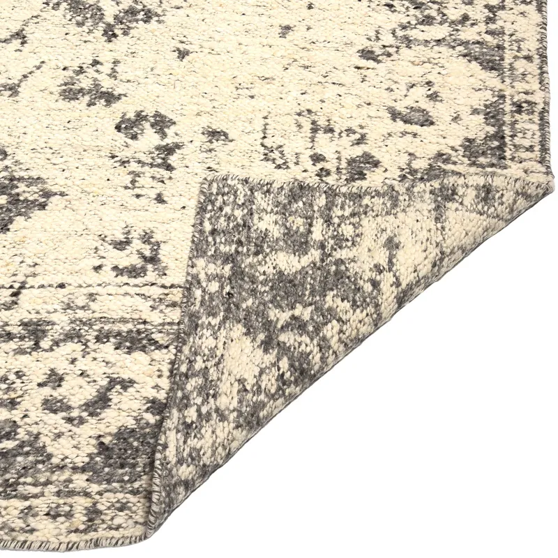 York-Antique Charcoal Rectangle Rug - 9\' x 12\'