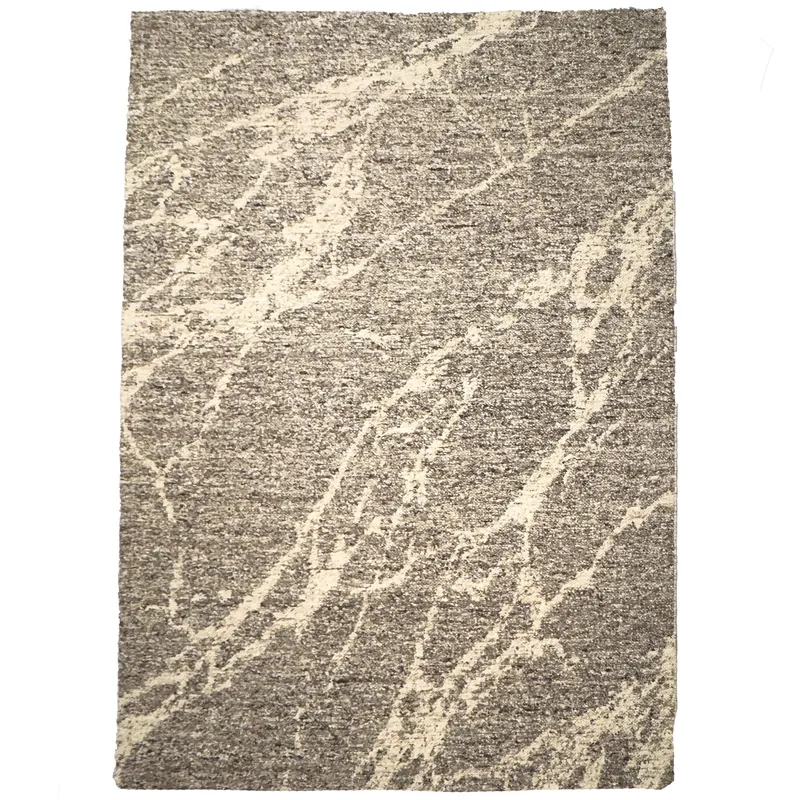 York-Marble Brown Rectangle Rug - 5\' x 8\'