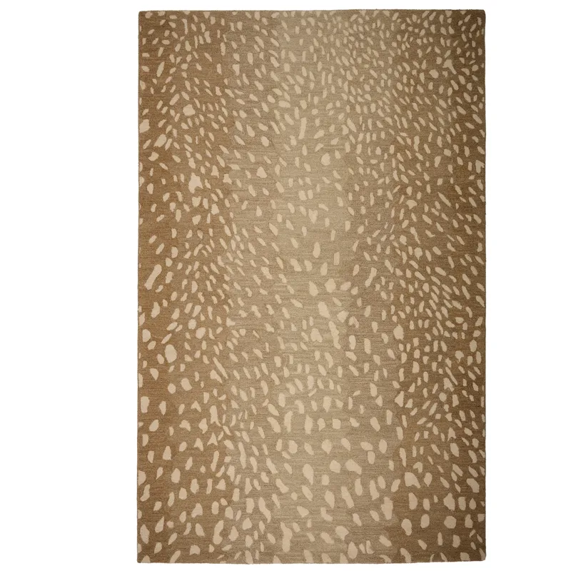 Serengeti-Antelope Beige Rectangle Rug - 7\'9\" x 10\'9\"