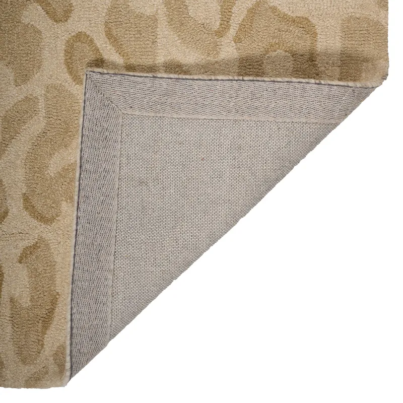 Serengeti-Leopard Natural Rectangle Rug - 5\' x 8\'