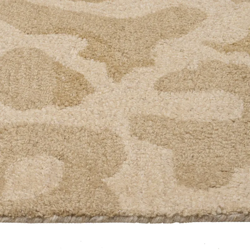 Serengeti-Leopard Natural Rectangle Rug - 5\' x 8\'