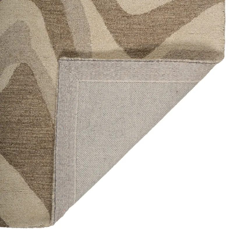 Serengeti-Zebra Ash Rectangle Rug - 2\'6\" x 8\'6\"