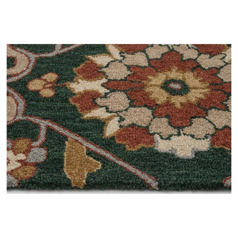 Azari-Keshan Evergreen Rectangle Rug - 9\' x 12\'