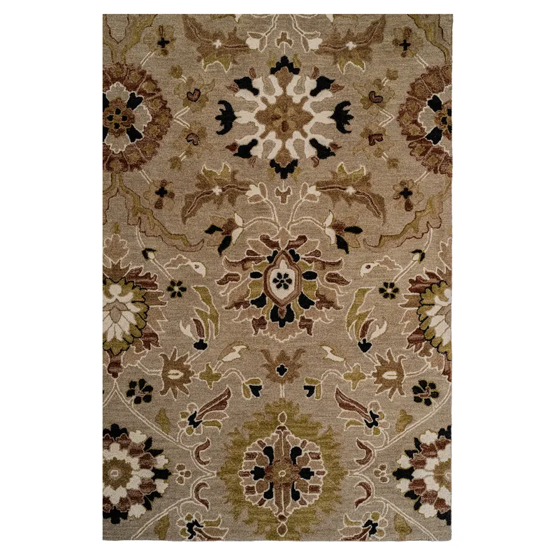 Azari-Keshan Oxford Tan Rectangle Rug - 2\'6\" x 8\'6\"