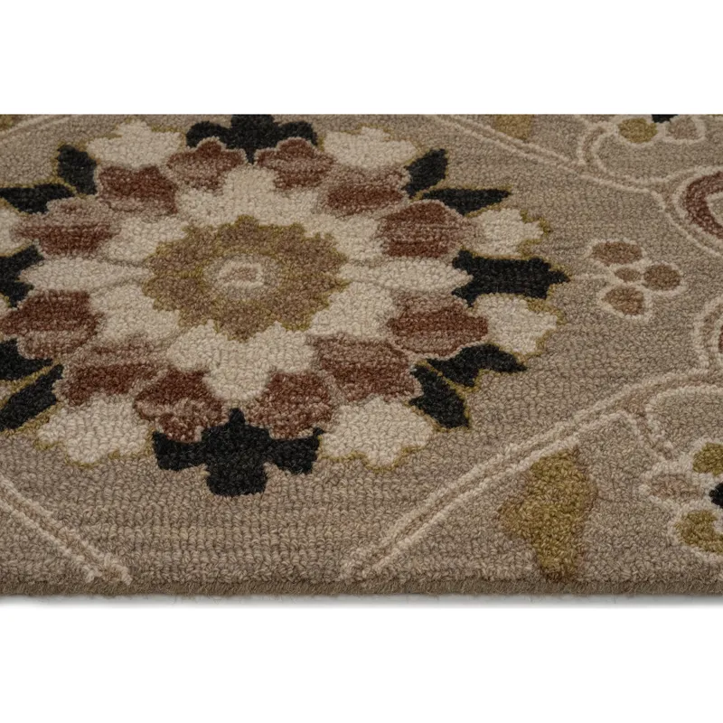 Azari-Keshan Oxford Tan Rectangle Rug - 2\'6\" x 8\'6\"