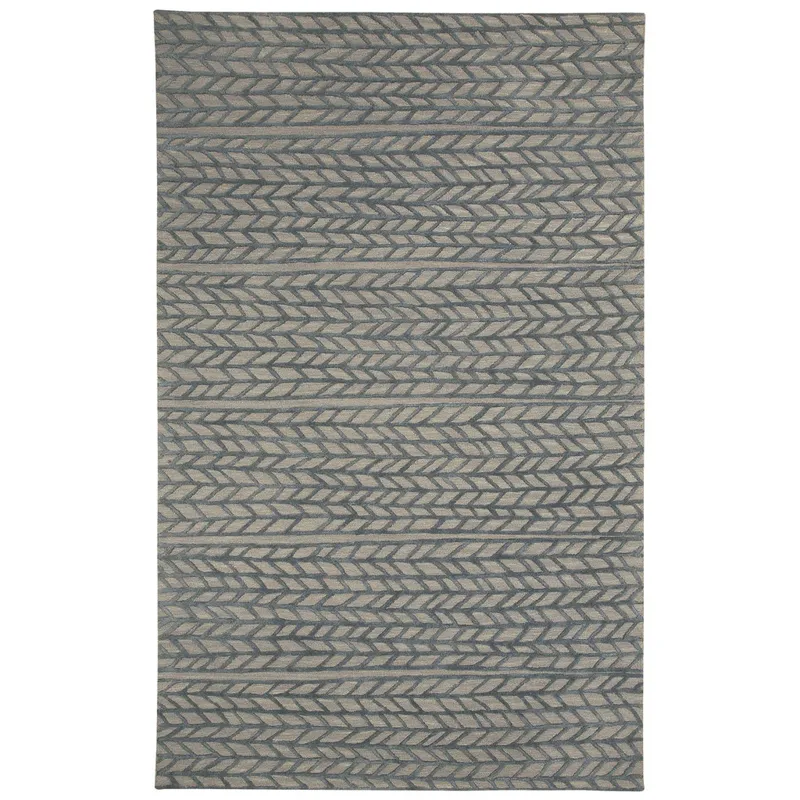 Ancient Arrow Grey Pigeon Rectangle Rug - 5\' x 8\'