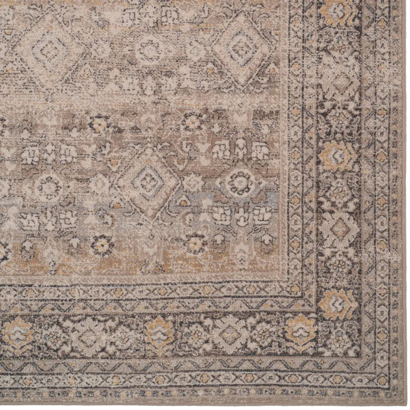 Avery-Bahktiar Stormy Gray Rectangle Rug - 9\'2\" x 12\'5\"