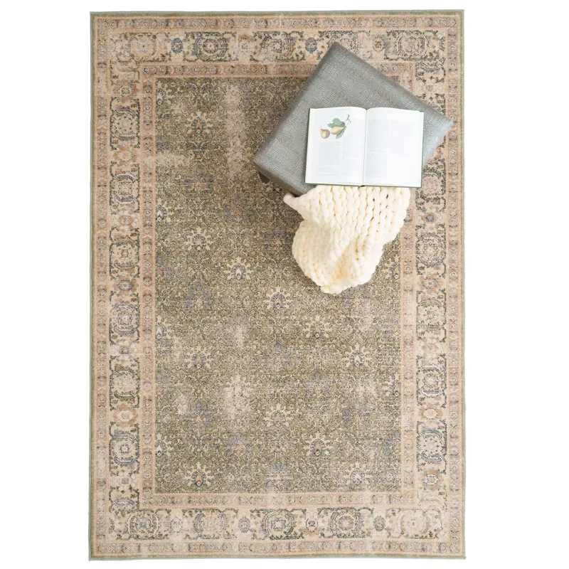 Avery-Keshan Sage Rectangle Rug - 7\'10\" x 11\'10\"