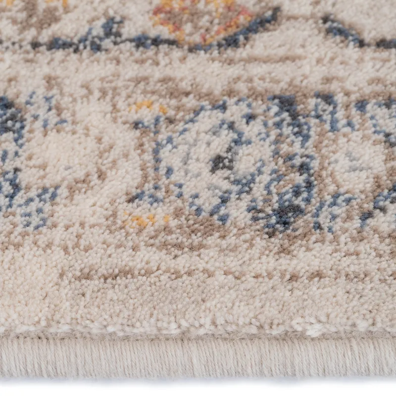 Avery-Keshan Slate Linen Rectangle Rug - 5\'3\" x 7\'6\"