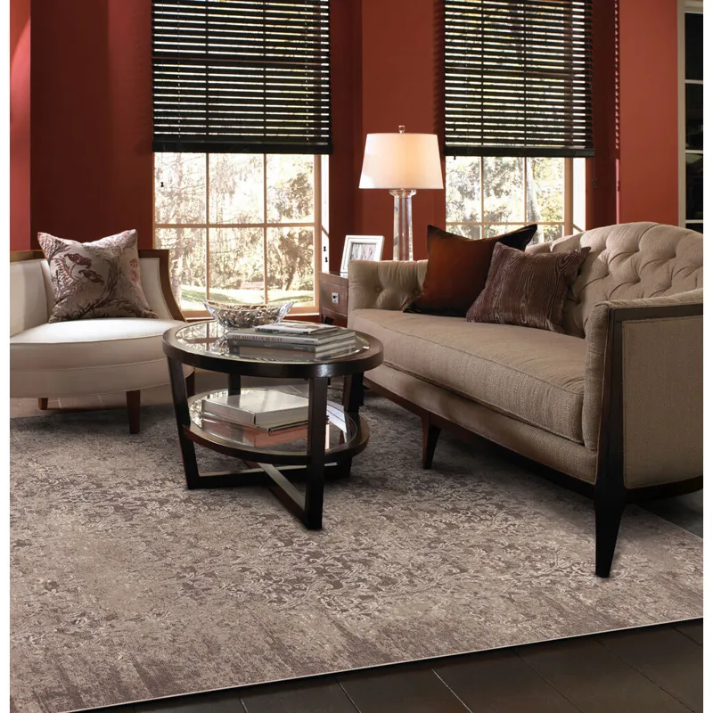 Metropolis-Victoria Oyster Rectangle Rug - 7\'10\" x 11\'10\"