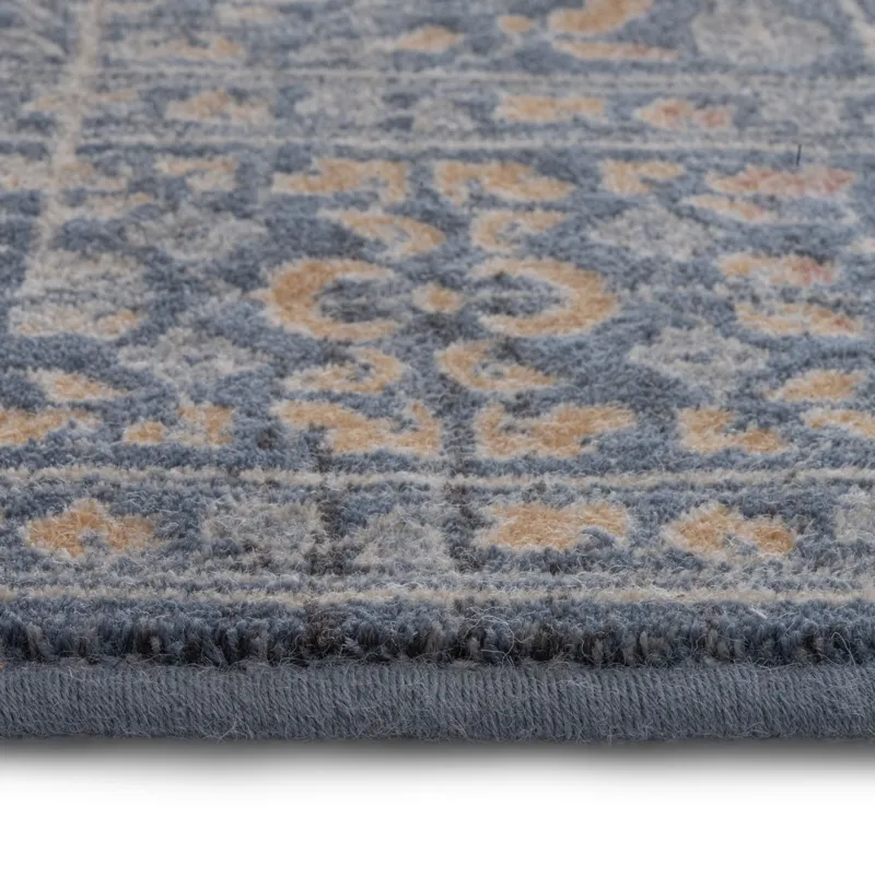 Metropolis-Braga Slate Rectangle Rug - 7\'10\" x 11\'10\"