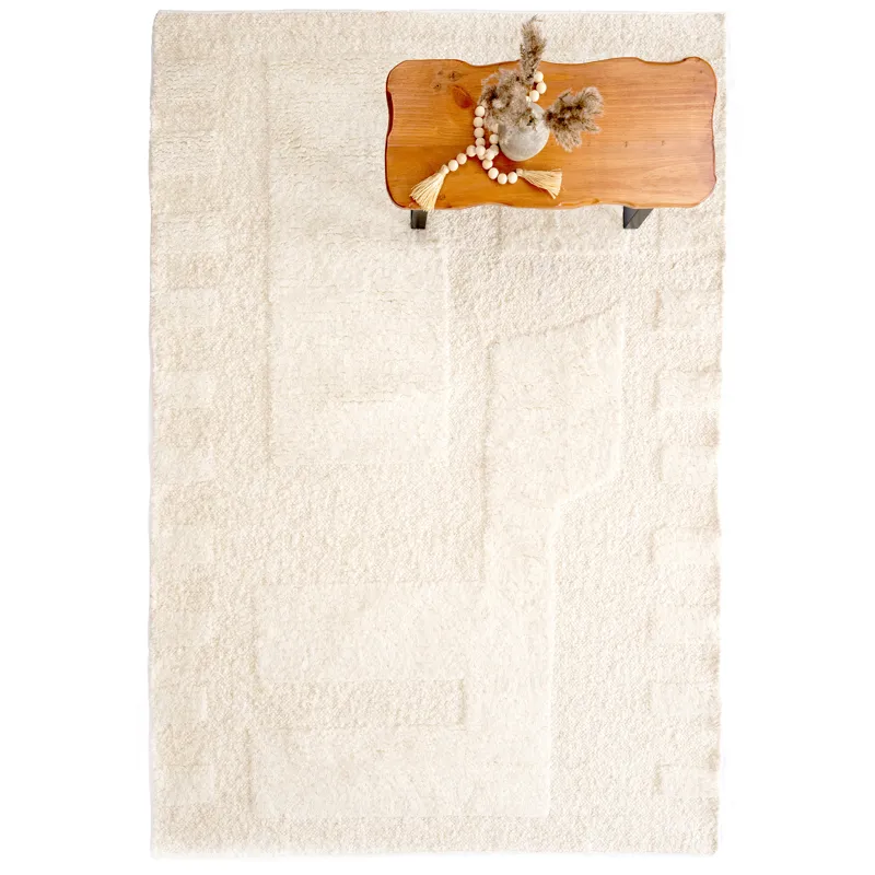 Aria Ivory Rectangle Rug - 9\' x 12\'
