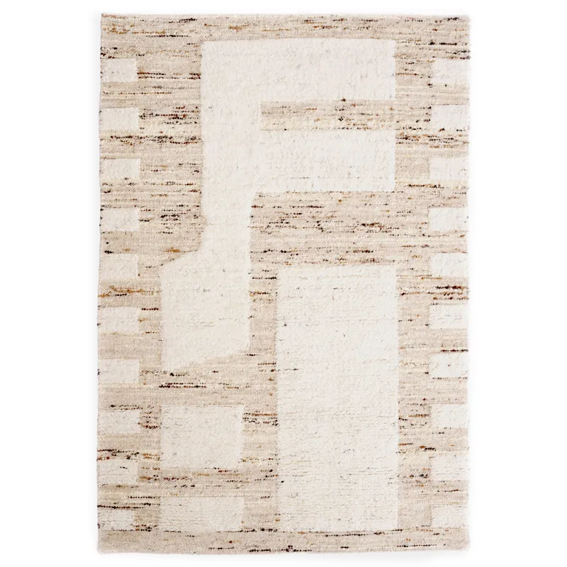 Aria Beige Rectangle Rug - 9\' x 12\'