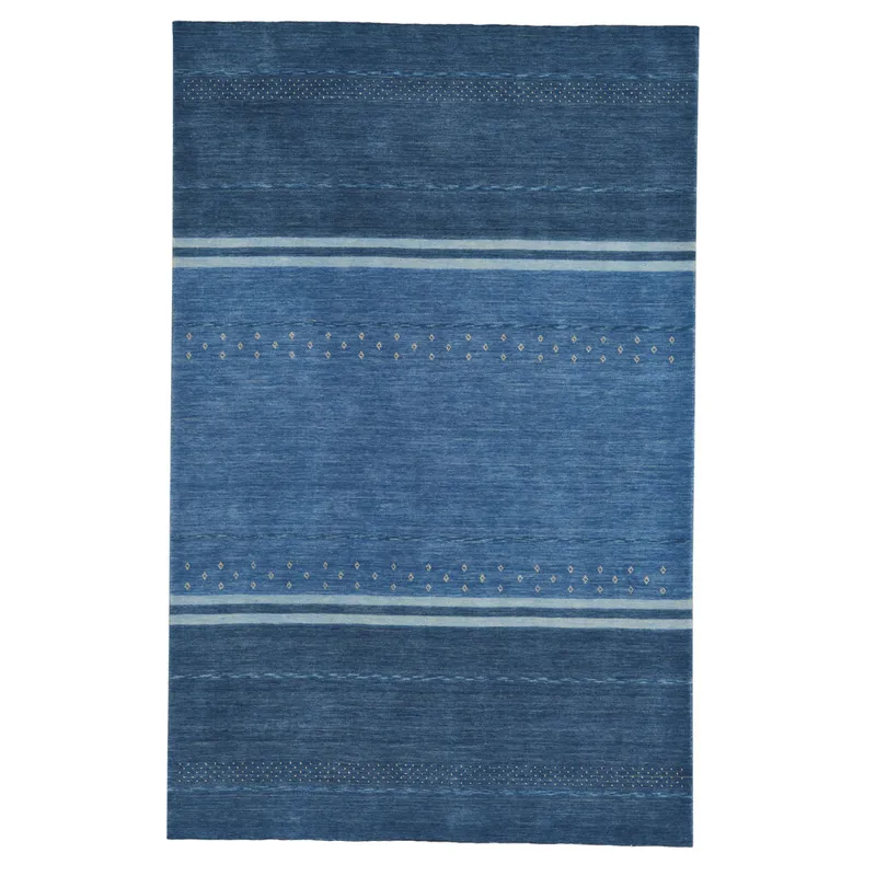 Simply Gabbeh Taos Blue Rectangle Rug - 10\' x 14\'