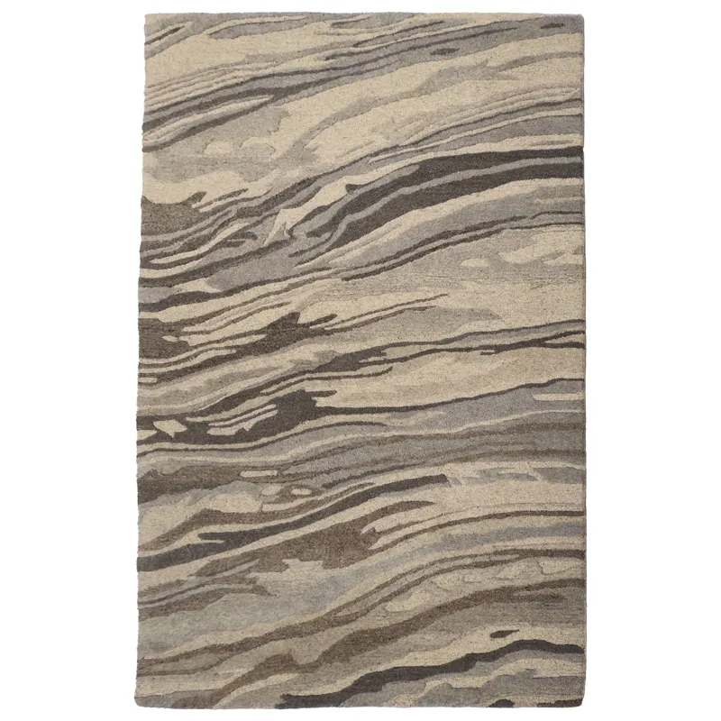 Waves Storm Rectangle Rug - 7\'9\" x 9\'9\"
