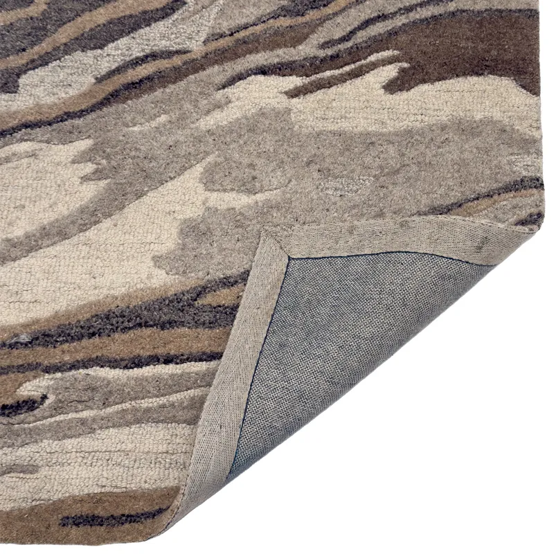 Waves Harbor Clay Rectangle Rug - 7\'9\" x 9\'9\"