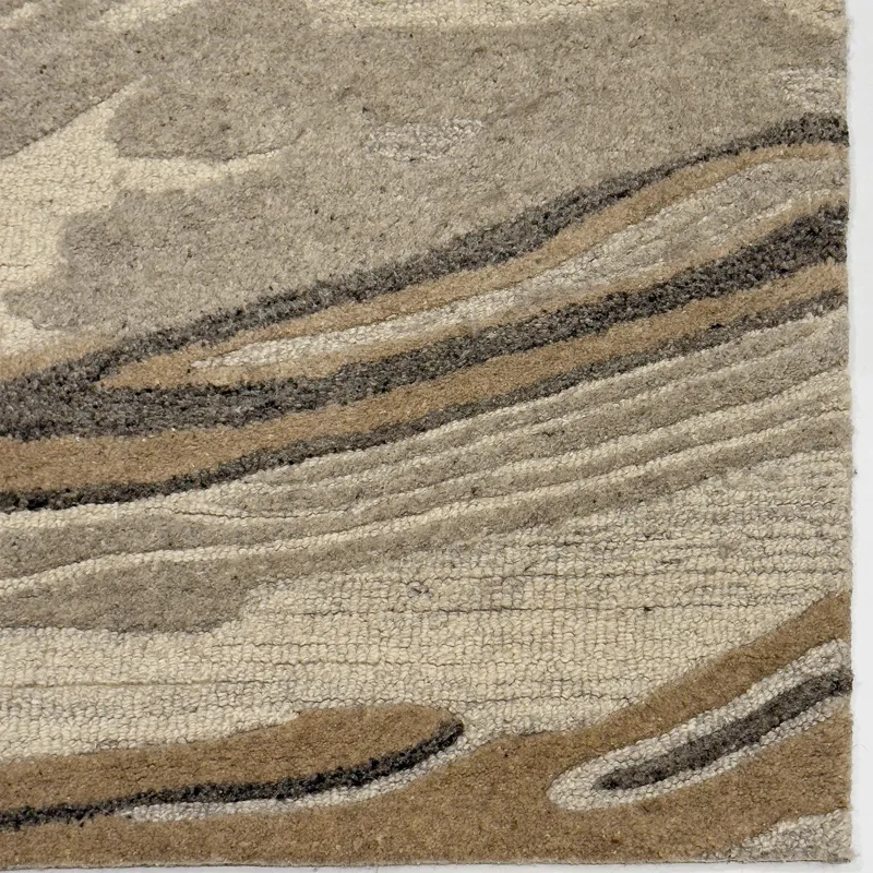 Waves Harbor Clay Rectangle Rug - 7\'9\" x 9\'9\"