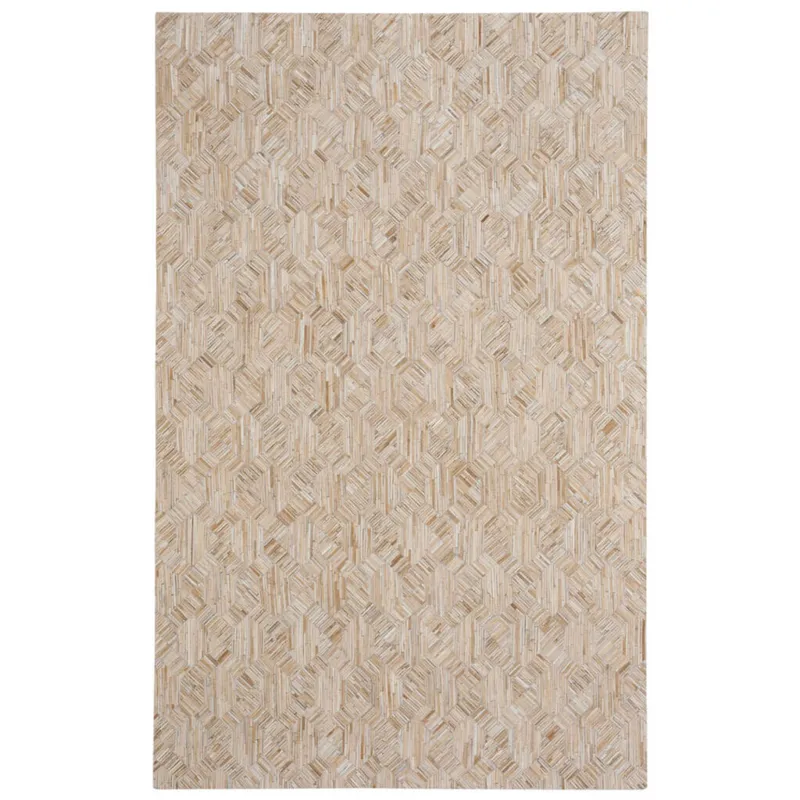 Laramie-Polygon Mushroom Rectangle Rug - 5\' x 8\'