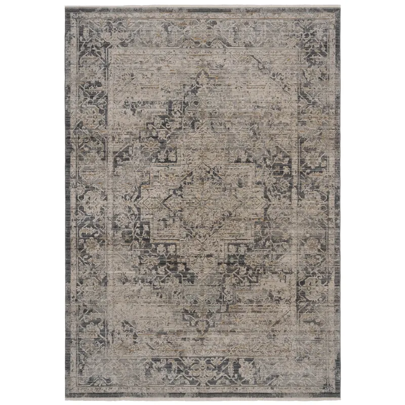 Zenith-Heriz Smoke Rectangle Rug - 5\'3\" x 7\'10\"