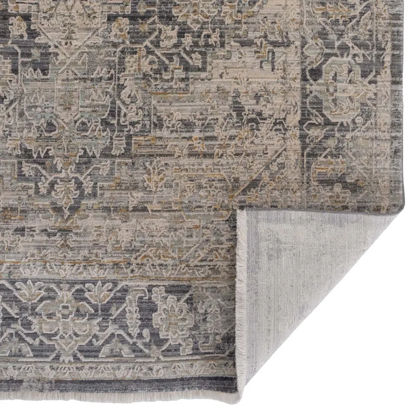 Zenith-Heriz Smoke Rectangle Rug - 5\'3\" x 7\'10\"