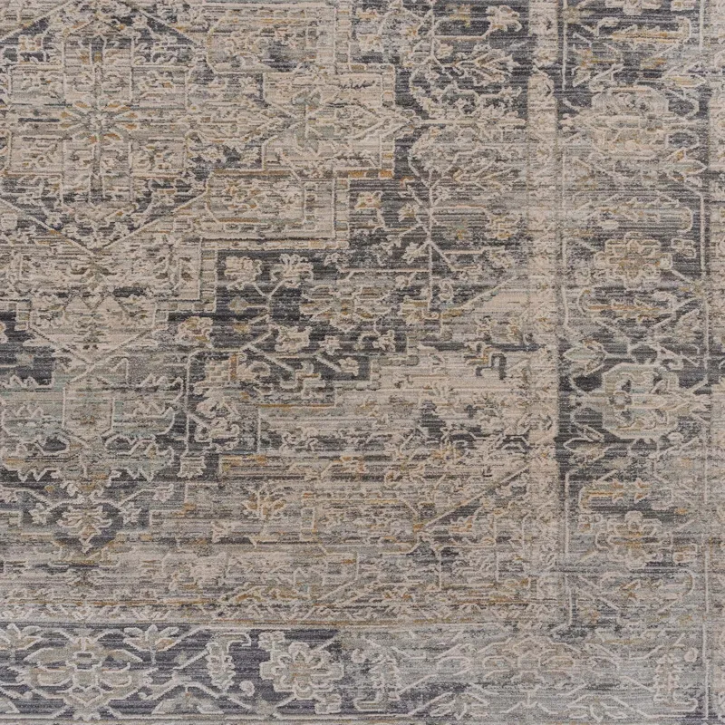 Zenith-Heriz Smoke Rectangle Rug - 5\'3\" x 7\'10\"
