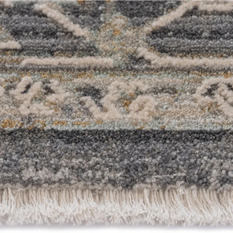 Zenith-Heriz Smoke Rectangle Rug - 5\'3\" x 7\'10\"