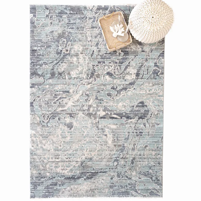 Zenith-Lava Ocean Rectangle Rug - 5\'3\" x 7\'10\"