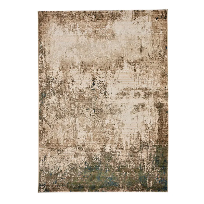 Landis-Abstract Stone Multi Rectangle Rug - 9\' x 12\'