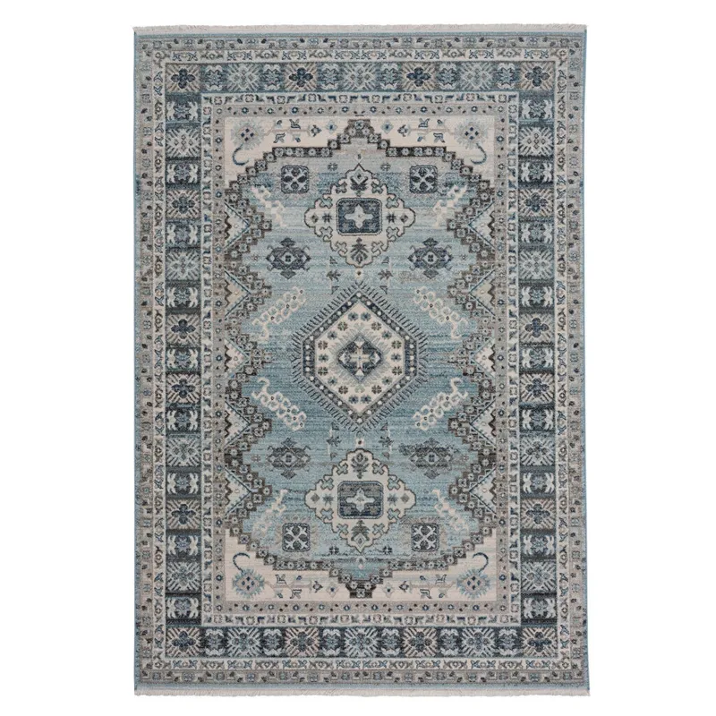 Landis-Kazak Blue Mist Rectangle Rug - 3\'3\" x 4\'10\"