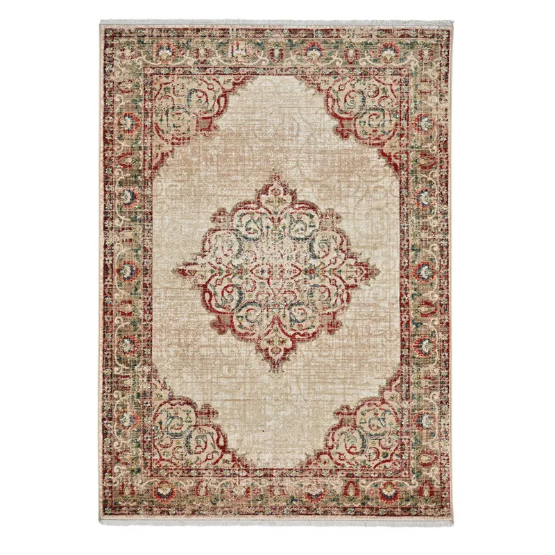 Landis-Kirman Ivory Rectangle Rug - 9\' x 12\'