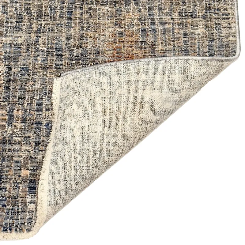 Galata-Abstract Stone Rectangle Rug - 3\' x 9\'6\"