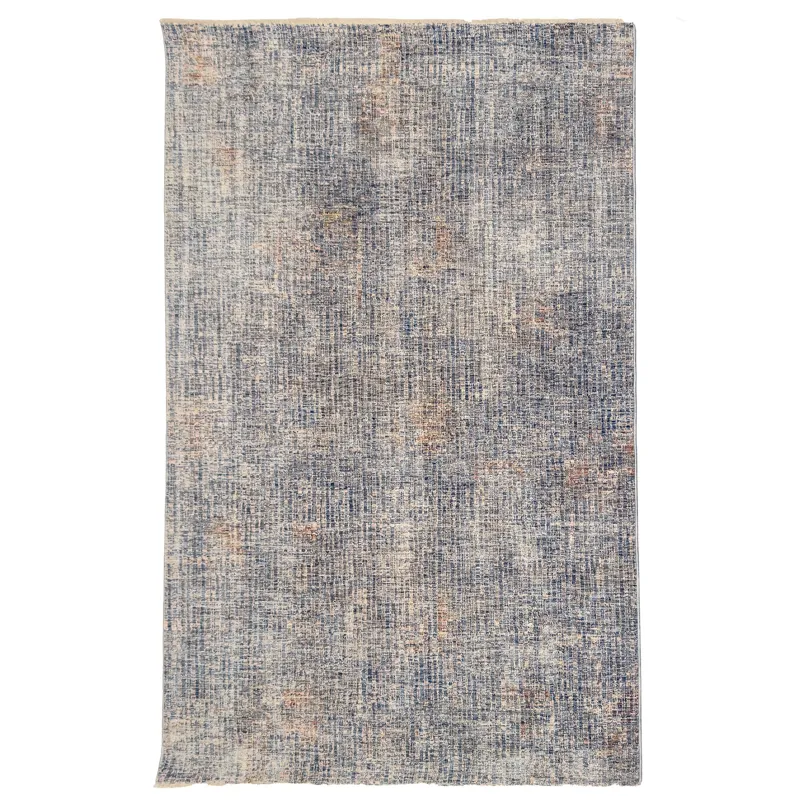 Galata-Abstract Stone Rectangle Rug - 3\' x 9\'6\"