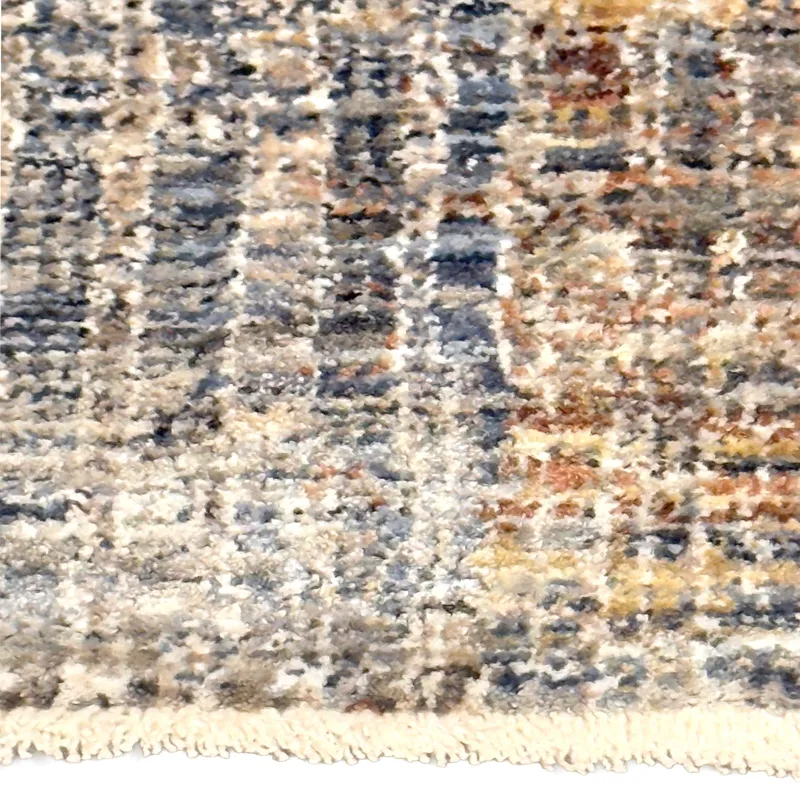 Galata-Abstract Stone Rectangle Rug - 3\' x 9\'6\"