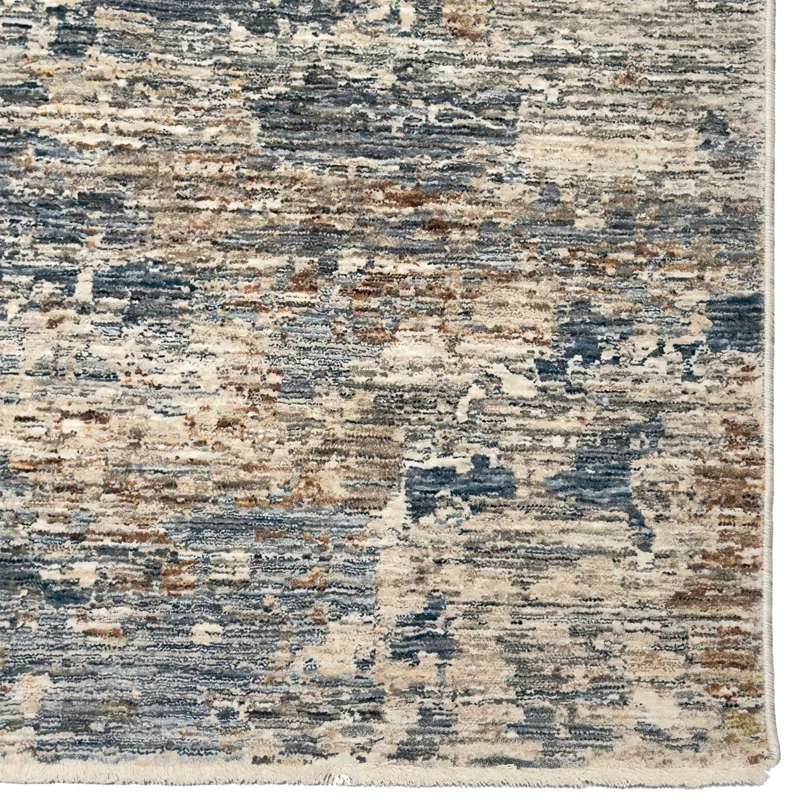 Galata-Abstract Slate Rectangle Rug - 5\'3\" x 7\'10\"