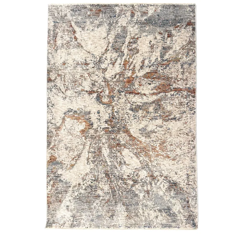 Galata-Abstract Shore Rectangle Rug - 9\' x 12\'5\"