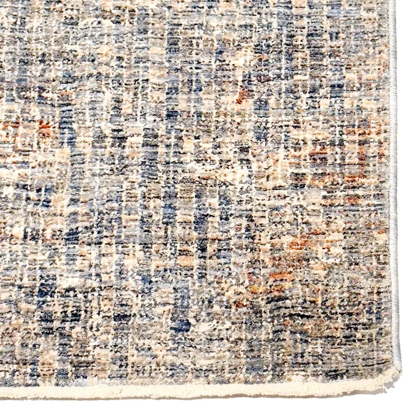 Galata-Abstract Sea Mist Rectangle Rug - 3\' x 9\'6\"