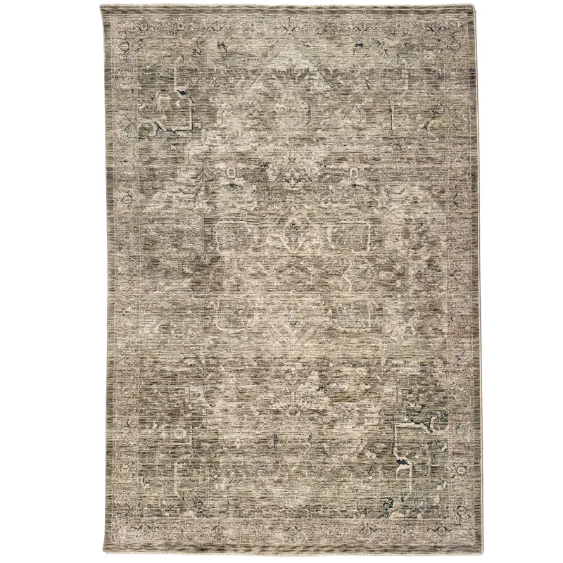 Galata-Heriz Moss Rectangle Rug - 3\' x 9\'6\"