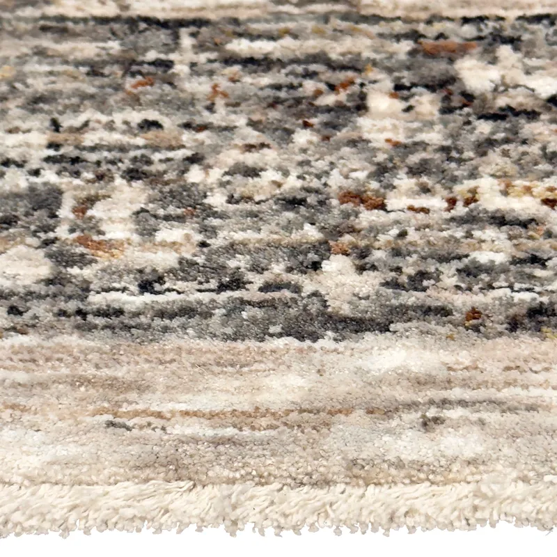 Galata-Heriz Limestone Rectangle Rug - 3\' x 9\'6\"
