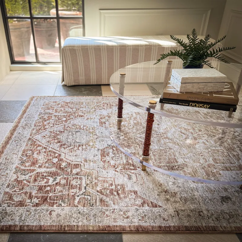 Galata-Heriz Rustique Rectangle Rug - 7\'10\" x 10\'10\"