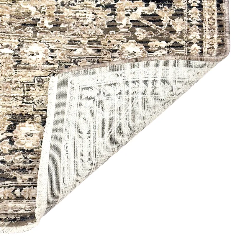 Galata-Keshan Ash Rectangle Rug - 3\' x 9\'6\"