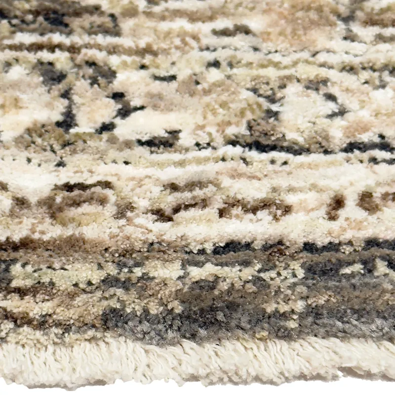 Galata-Keshan Ash Rectangle Rug - 3\' x 9\'6\"