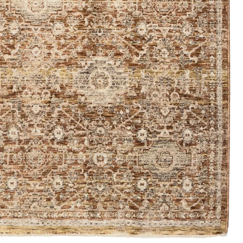 Galata-Keshan Ember Rectangle Rug - 3\' x 9\'6\"