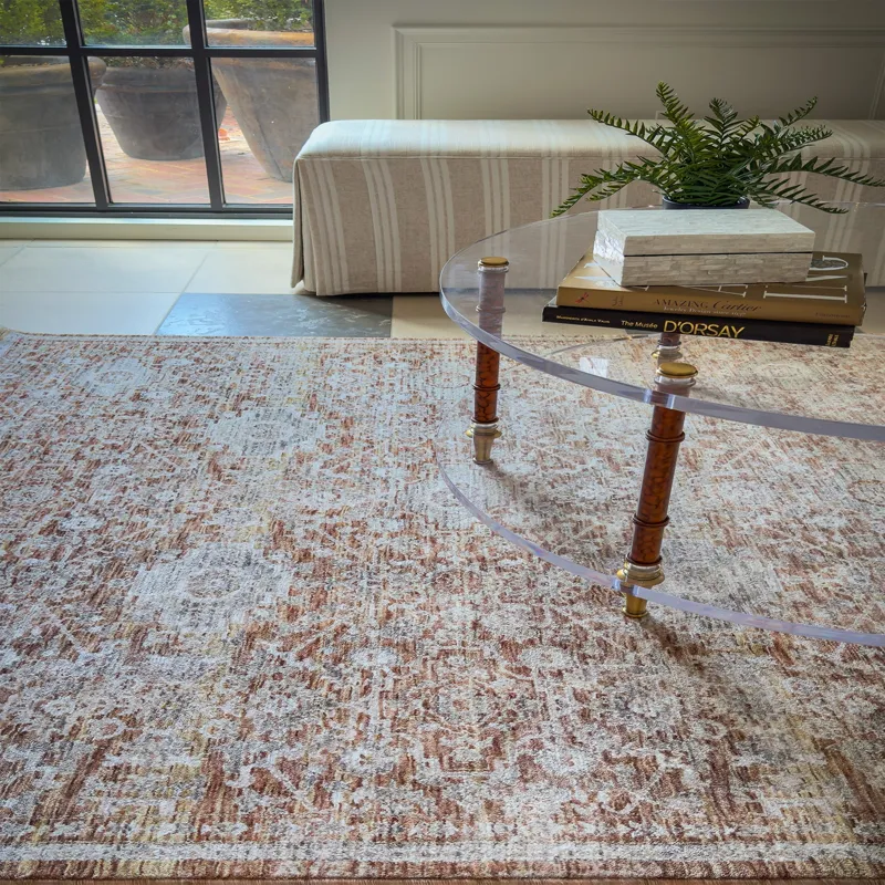 Galata-Keshan Ember Rectangle Rug - 3\' x 9\'6\"