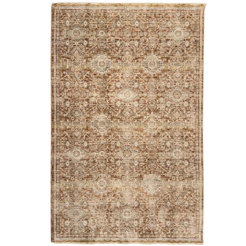 Galata-Keshan Ember Rectangle Rug - 3\' x 9\'6\"