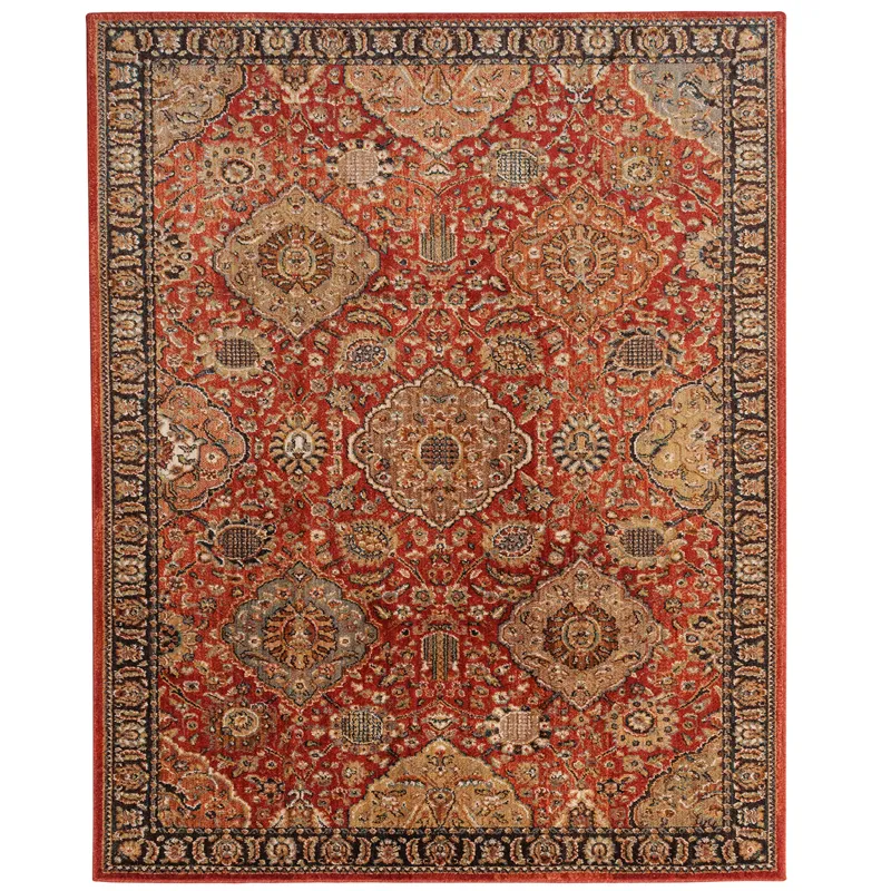 Bosphorus-Bahktiar Terra Cotta Rectangle Rug - 8\' x 11\'