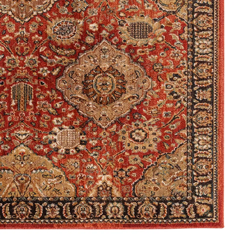 Bosphorus-Bahktiar Terra Cotta Rectangle Rug - 8\' x 11\'