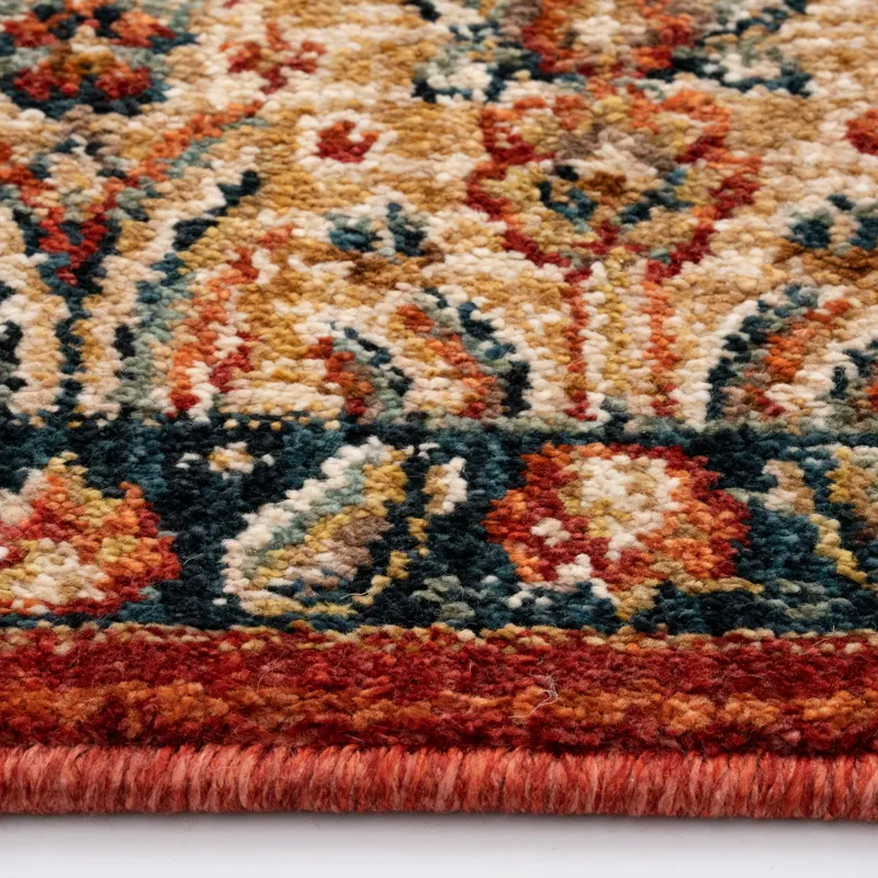 Bosphorus-Bahktiar Terra Cotta Rectangle Rug - 8\' x 11\'