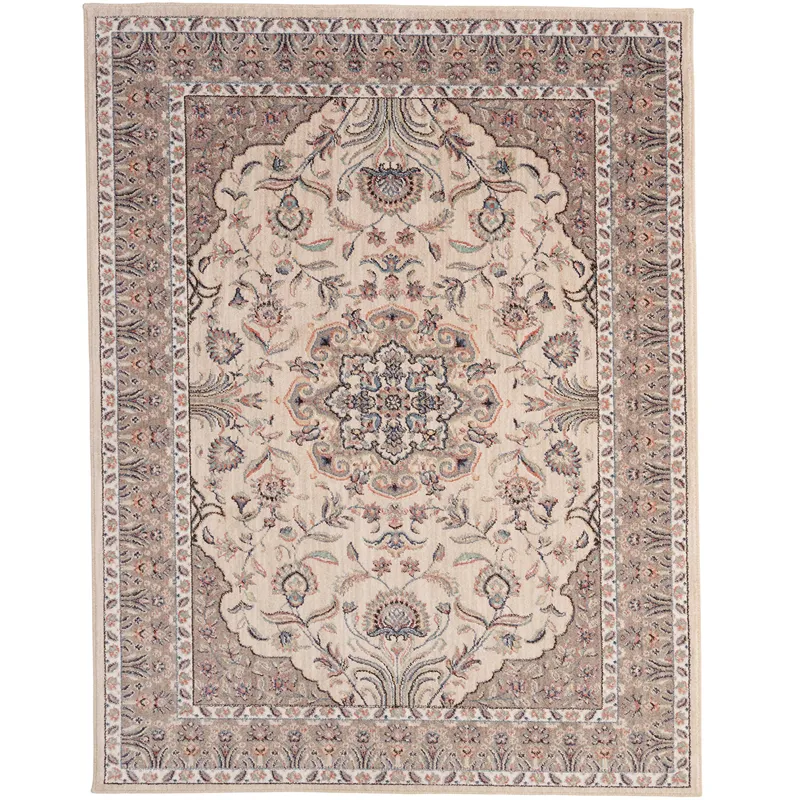 Bosphorus-Heriz Ivory Rectangle Rug - 3\'5\" x 5\'2\"