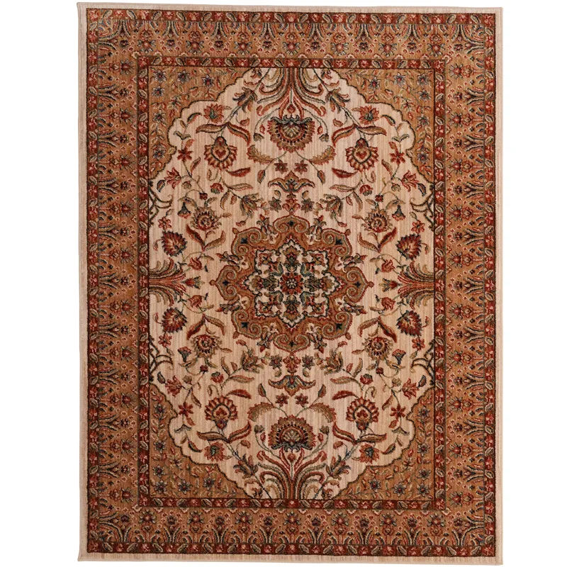 Bosphorus-Heriz Natural Rectangle Rug - 5\'3\" x 7\'10\"