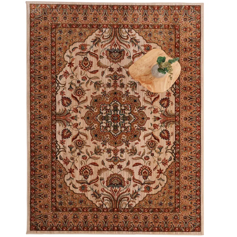 Bosphorus-Heriz Natural Rectangle Rug - 5\'3\" x 7\'10\"